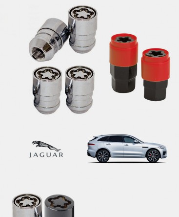 Écrous antivol de roues Jaguar F-Pace (X761) de 2016 à 2024